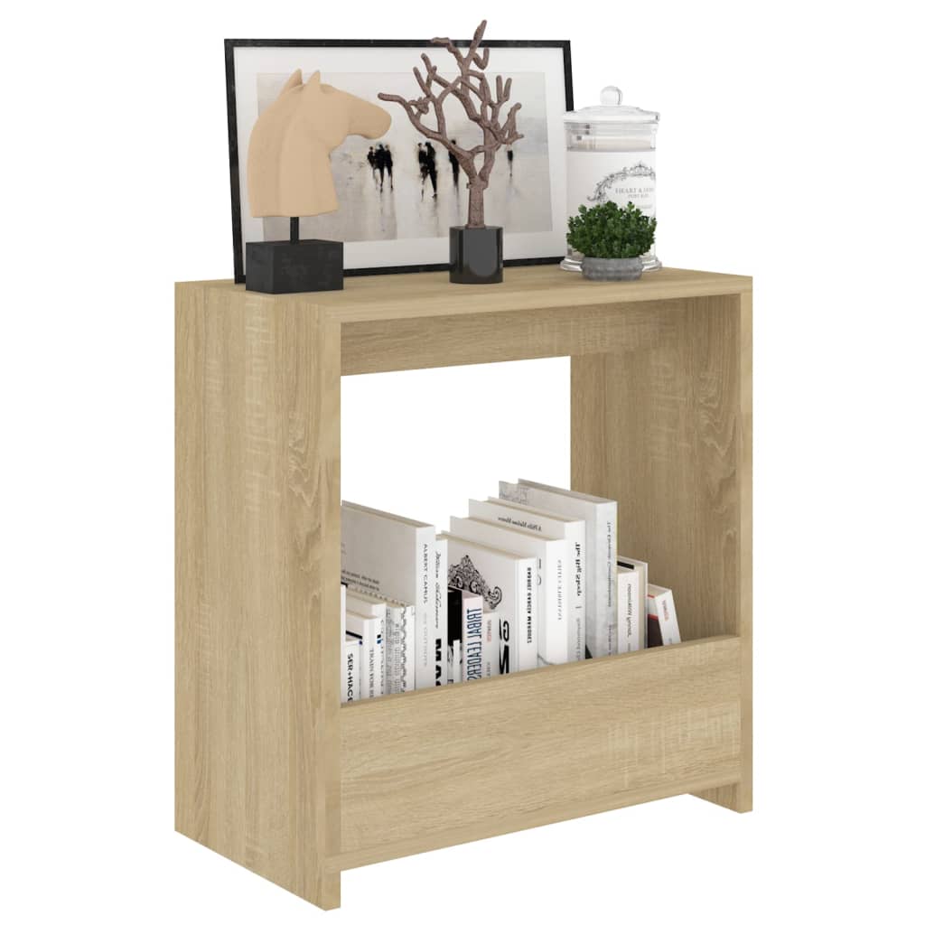 Τραπέζι Βοηθητικό Sonoma Δρυς 50 x 26 x 50 εκ. από Επεξ. Ξύλο