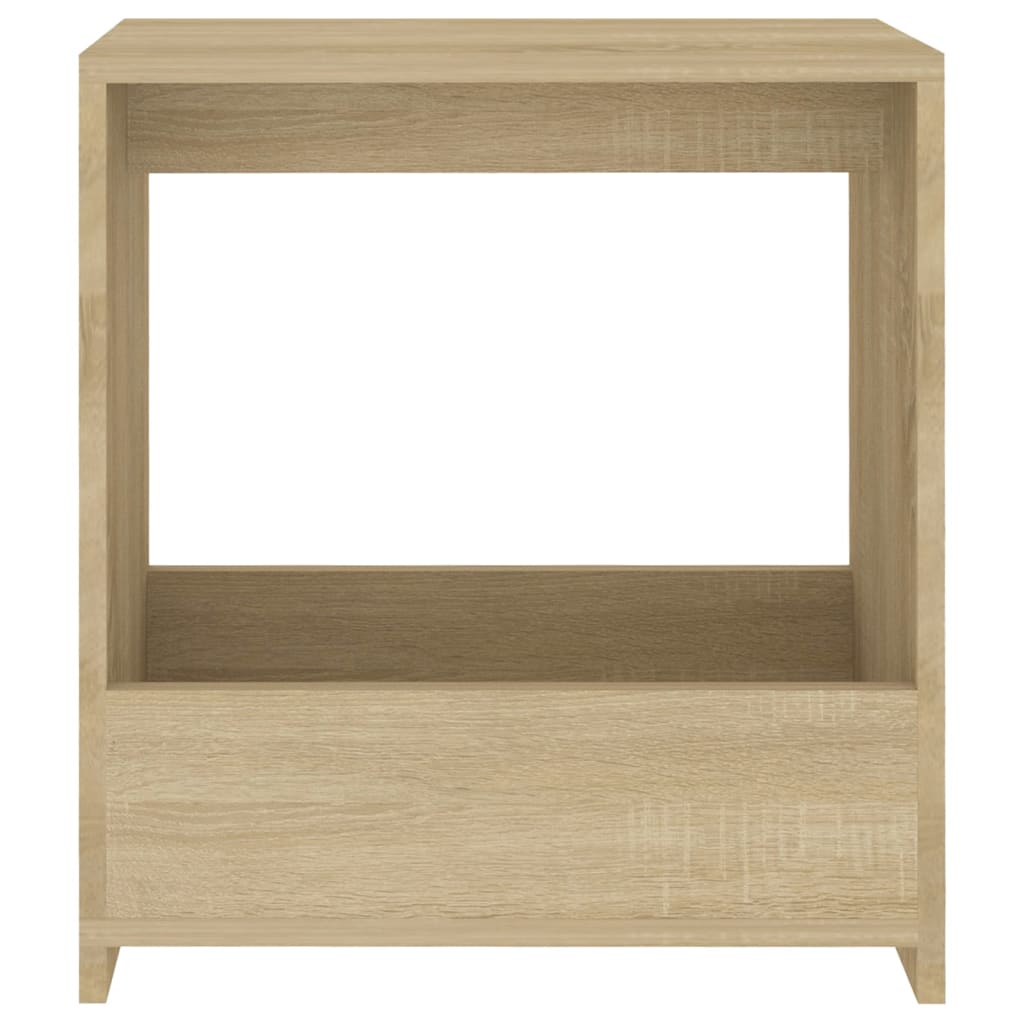 Τραπέζι Βοηθητικό Sonoma Δρυς 50 x 26 x 50 εκ. από Επεξ. Ξύλο