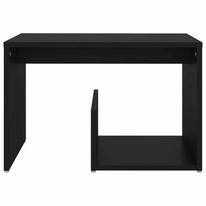 Τραπεζάκι Βοηθητικό Μαύρο 59 x 36 x 38 εκ. από Επεξ. Ξύλο