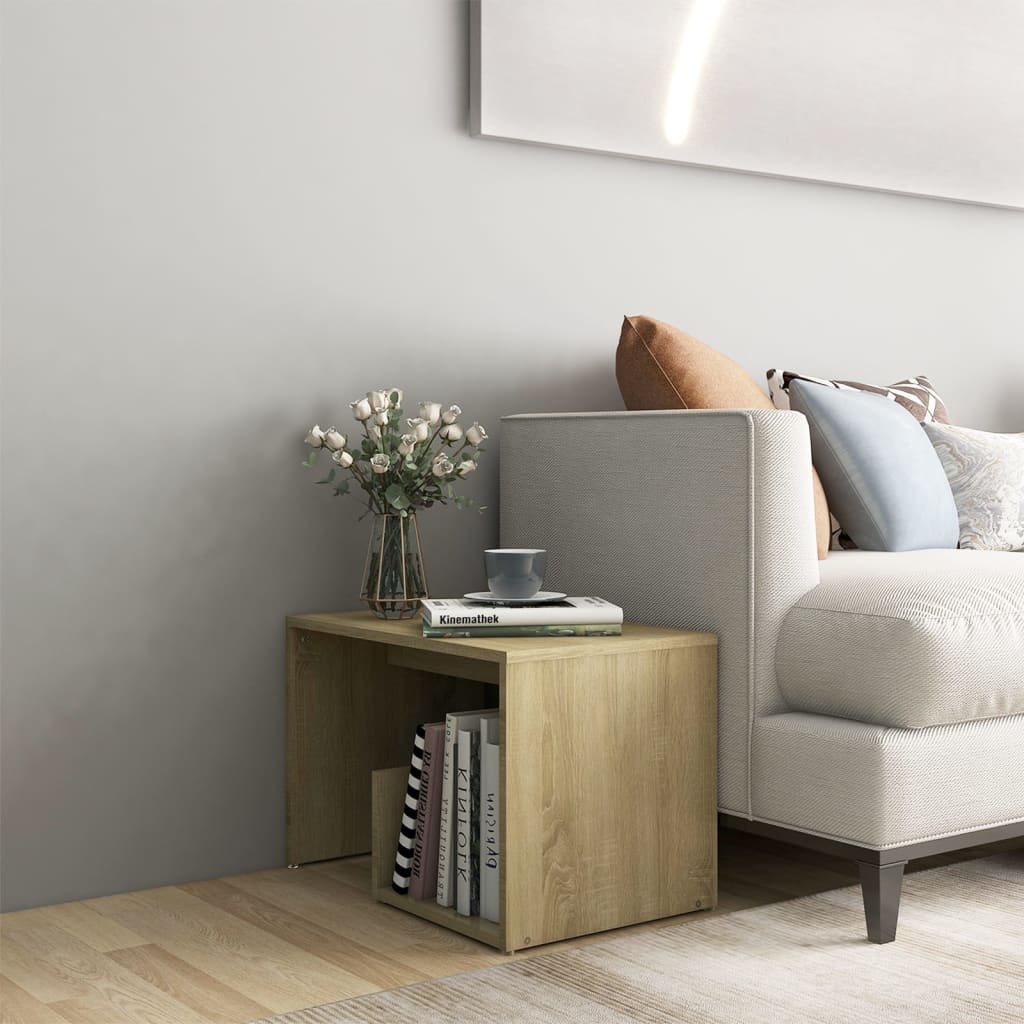 Τραπεζάκι Βοηθητικό Sonoma Δρυς 59 x 36 x 38 εκ. από Επεξ. Ξύλο