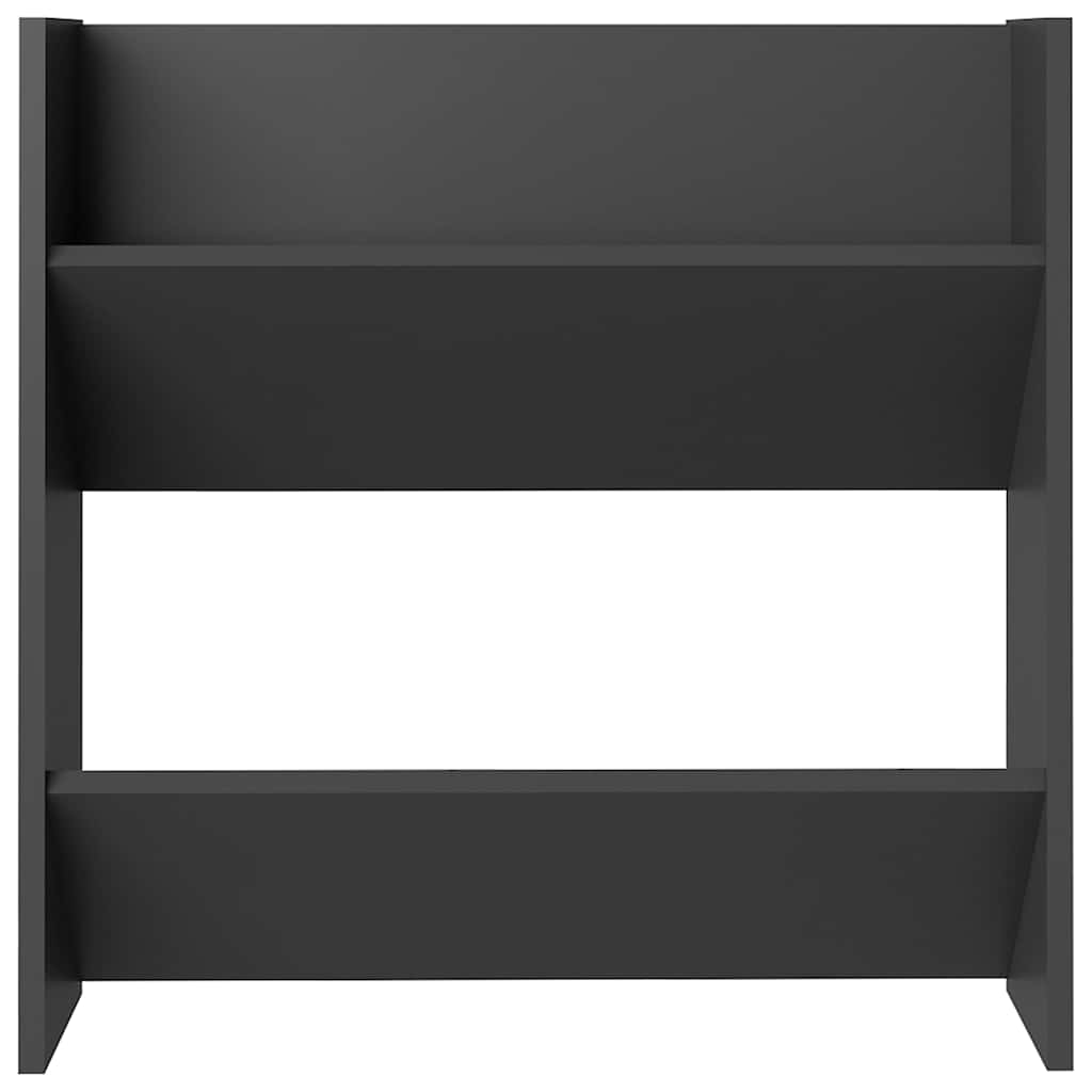 Παπουτσοθήκες Τοίχου 4 τεμ. Γκρι 60x18x60 εκ. από Επεξ. Ξύλο - Pakobazaar
