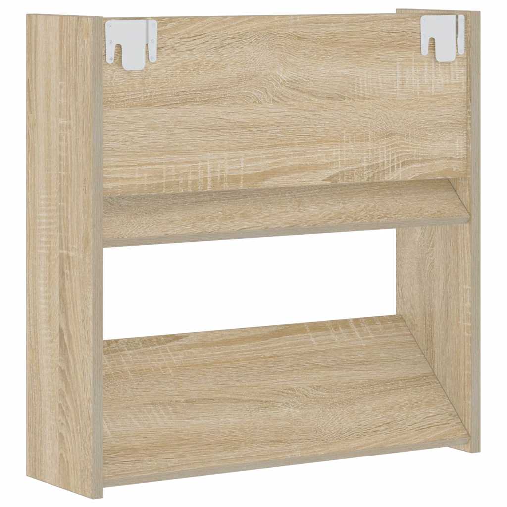 Παπουτσοθήκη Τοίχου Sonoma Δρυς 60 x 18 x 60 εκ. Μοριοσανίδα - Pakobazaar