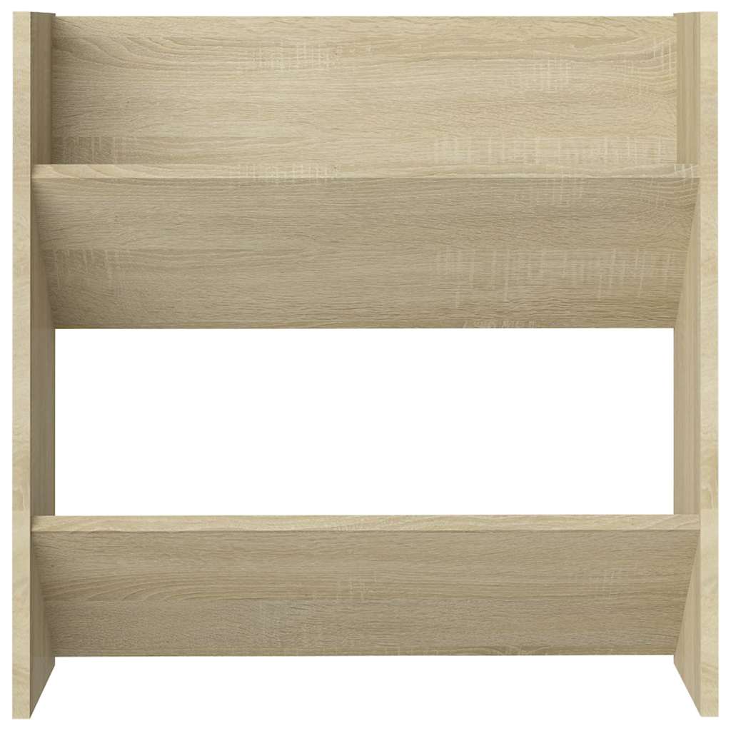 Παπουτσοθήκες Τοίχου 4 τεμ. Sonoma Δρυς 60x18x60εκ. Επεξ. Ξύλο