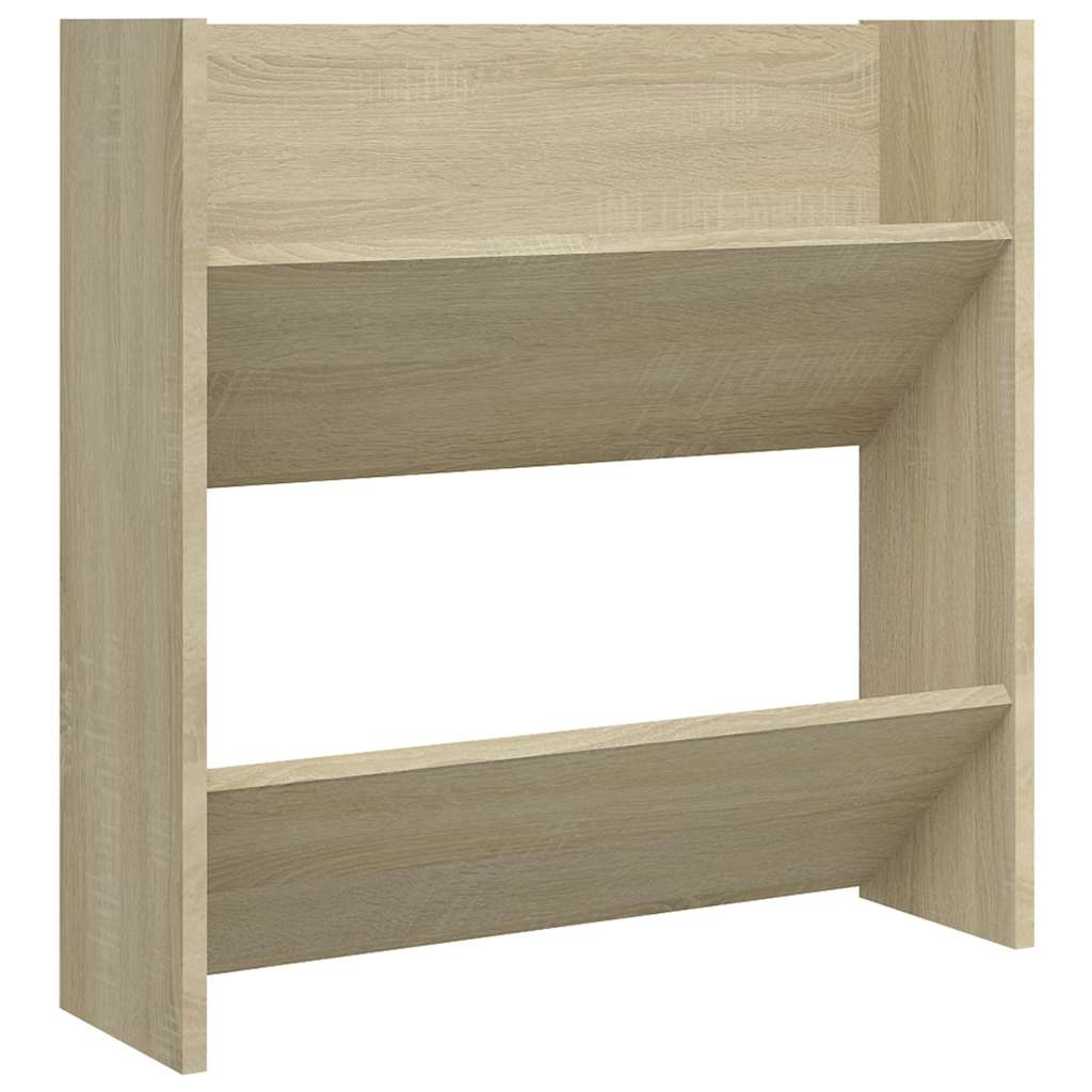 Παπουτσοθήκες Τοίχου 4 τεμ. Sonoma Δρυς 60x18x60εκ. Επεξ. Ξύλο