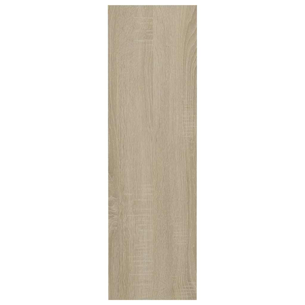Παπουτσοθήκες Τοίχου 4 τεμ. Sonoma Δρυς 60x18x60εκ. Επεξ. Ξύλο