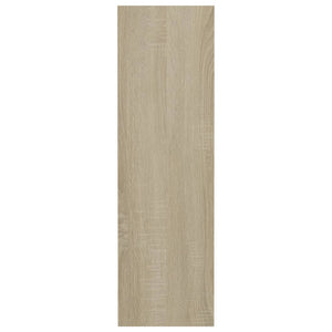 Παπουτσοθήκη Τοίχου Sonoma Δρυς 80x18x60 εκ. Επεξ. Ξύλο