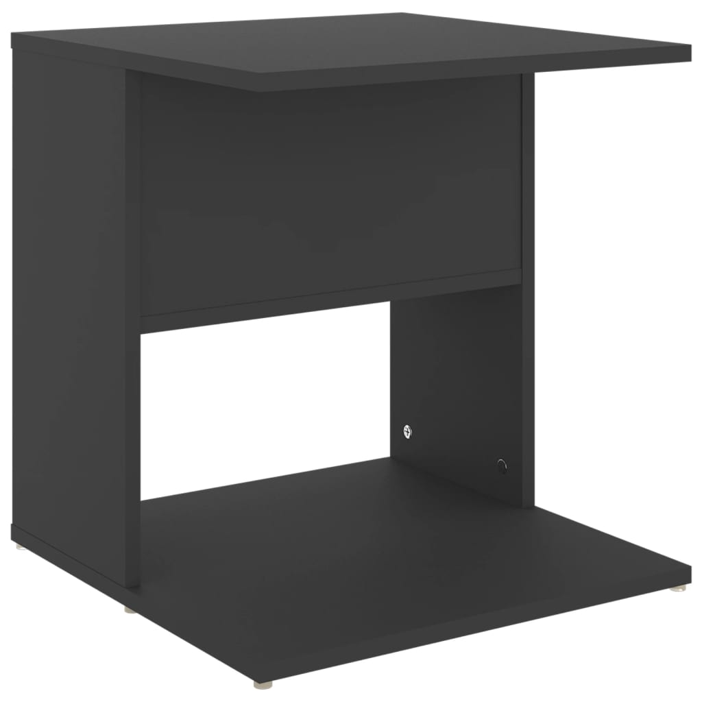 Τραπέζι Βοηθητικό Γκρι 45 x 45 x 48 εκ. από Επεξ. Ξύλο