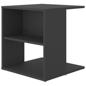 Τραπέζι Βοηθητικό Γκρι 45 x 45 x 48 εκ. από Επεξ. Ξύλο