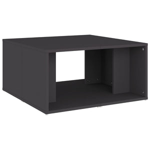 Τραπεζάκια Σαλονιού 4 τεμ. Γκρι 33 x 33 x 33 εκ. Επεξ. Ξύλο