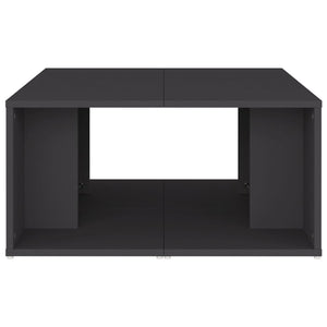 Τραπεζάκια Σαλονιού 4 τεμ. Γκρι 33 x 33 x 33 εκ. Επεξ. Ξύλο