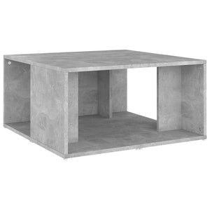 Τραπεζάκια Σαλονιού 4 τεμ. Γκρι Σκυρ. 33x33x33 εκ. Μοριοσανίδα