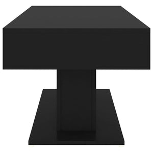 Τραπεζάκι Σαλονιού Μαύρο 96 x 50 x 45 εκ. από Επεξ. Ξύλο - Pakobazaar