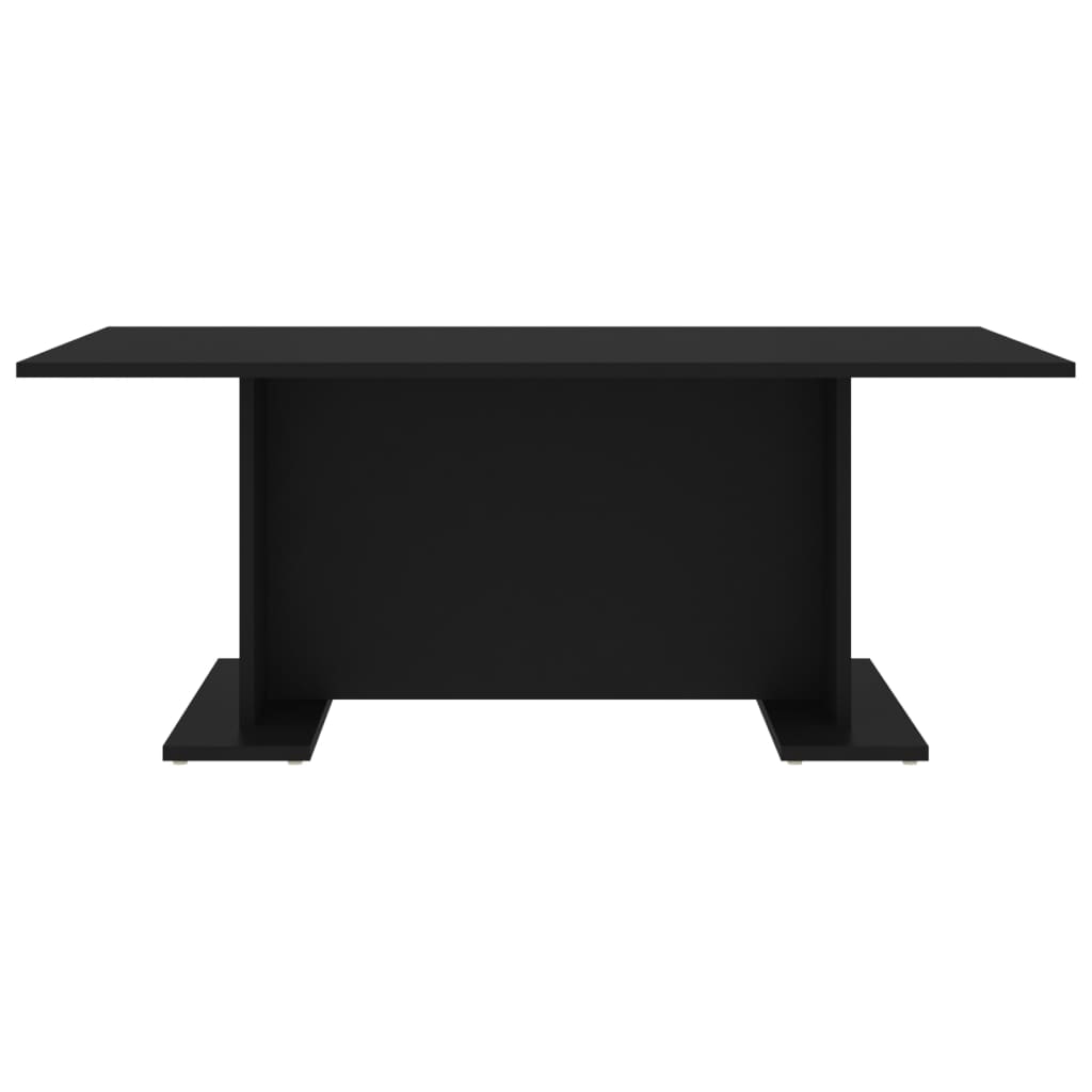 Τραπεζάκι Σαλονιού Μαύρο 103,5 x 60 x 40 εκ. από Μοριοσανίδα