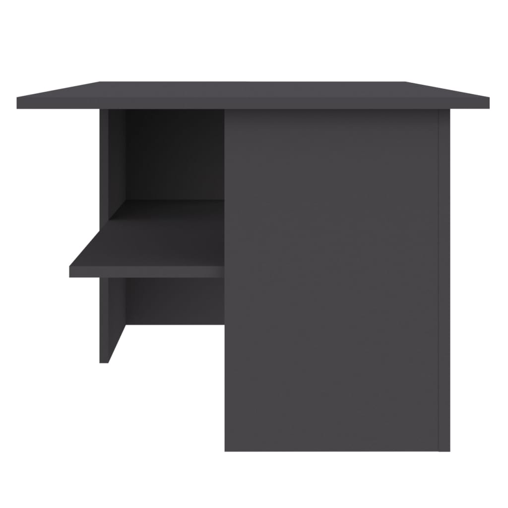 Τραπεζάκι Σαλονιού Γκρι 90 x 60 x 46,5 εκ. από Μοριοσανίδα - Pakobazaar