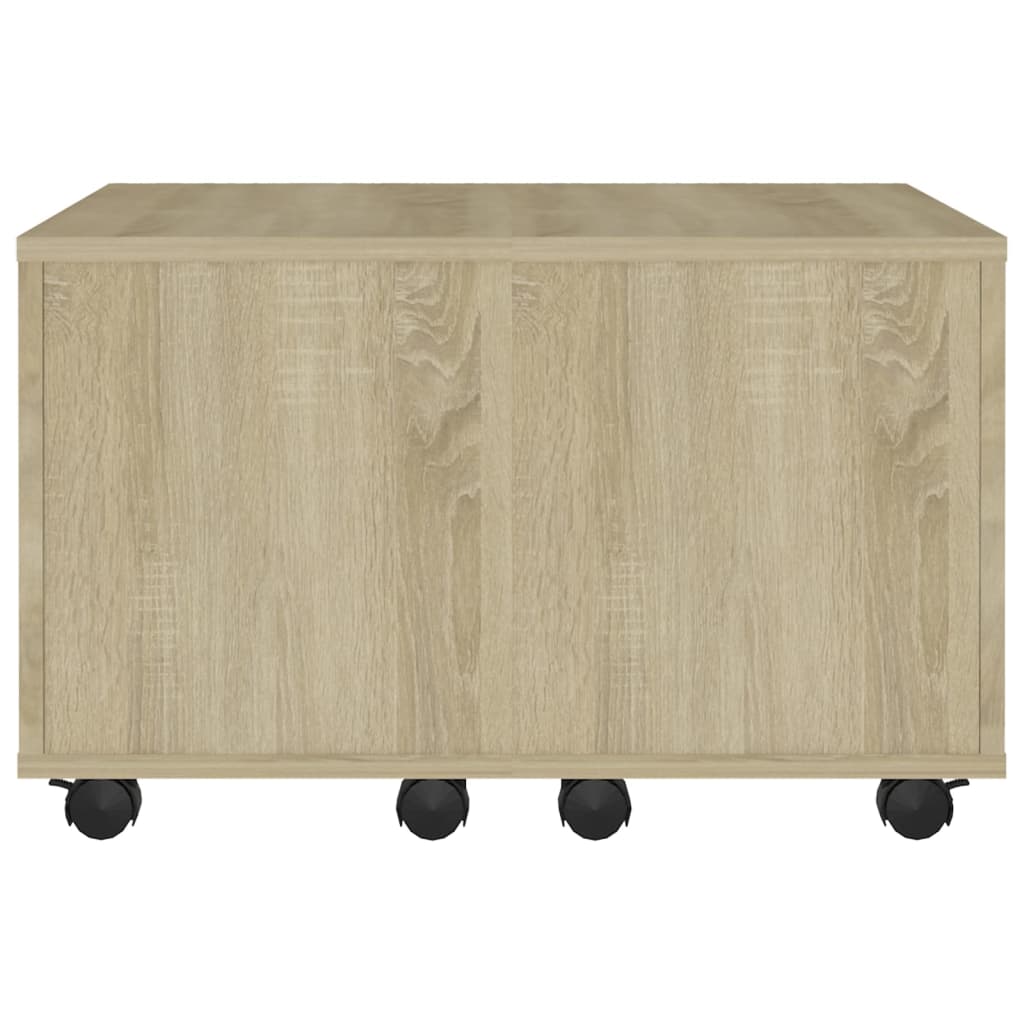 Τραπεζάκι Σαλονιού Sonoma Δρυς 60 x 60 x 38 εκ. από Επεξ. Ξύλο