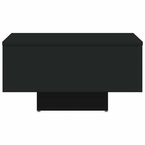 Τραπεζάκι Σαλονιού Μαύρο 60 x 60 x 31,5 εκ. Επεξ. Ξύλο - Pakobazaar