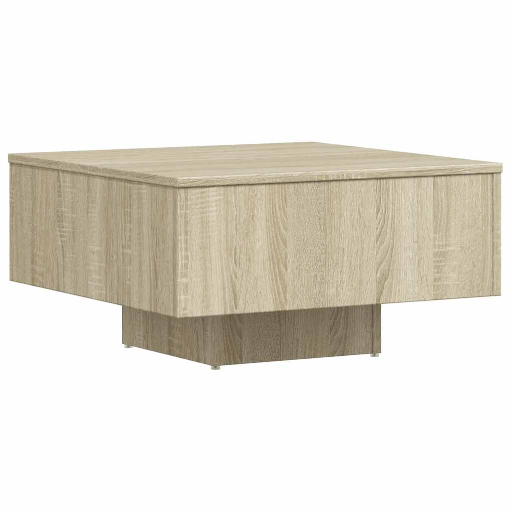 Τραπεζάκι Σαλονιού Sonoma Δρυς 60 x 60 x 31,5 εκ. Επεξ. Ξύλο