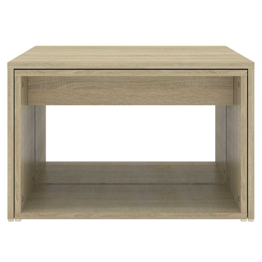 Τραπεζάκια Ζιγκόν 3 τεμ. Sonoma Δρυς 60x60x38 εκ. Επεξ. Ξύλο