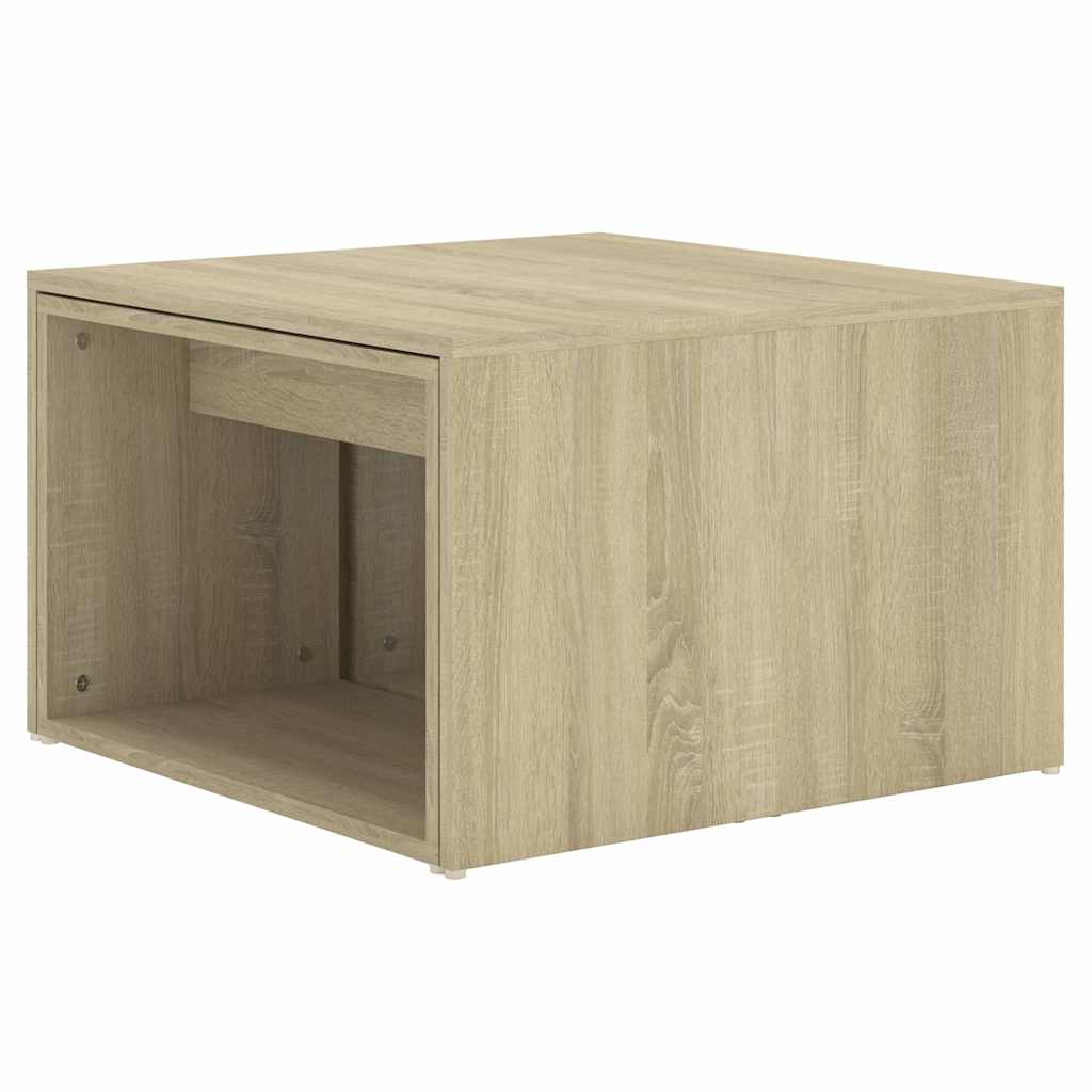 Τραπεζάκια Ζιγκόν 3 τεμ. Sonoma Δρυς 60x60x38 εκ. Επεξ. Ξύλο
