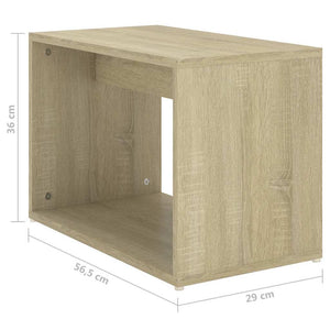 Τραπεζάκια Ζιγκόν 3 τεμ. Sonoma Δρυς 60x60x38 εκ. Επεξ. Ξύλο