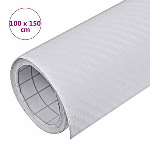 Μεμβράνη Αυτοκινήτου 3D Λευκή 100 x 150 εκ. - PAKOBAZAAR