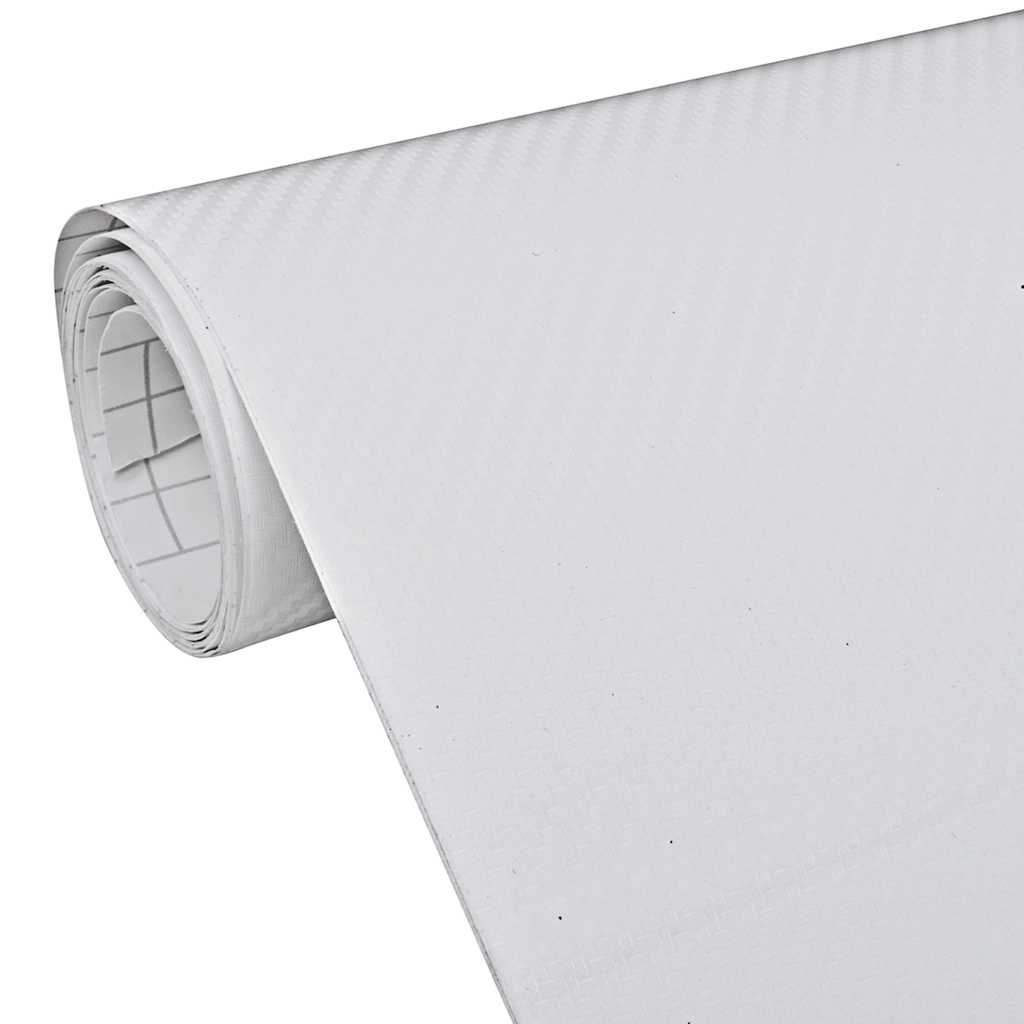 Μεμβράνες Αυτοκινήτου 3D 2 τεμ. Λευκό 100x150 εκ. & 50x150 εκ.