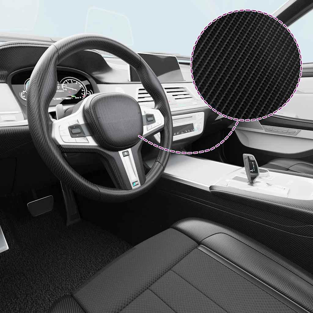 Μεμβράνες Αυτοκινήτου 4D 2 τεμ. Μαύρες 100 x 150 εκ. - PAKOBAZAAR