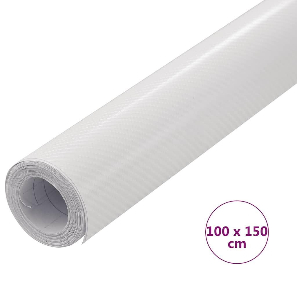 Μεμβράνη Αυτοκινήτου 4D Λευκή 100 x 150 εκ.