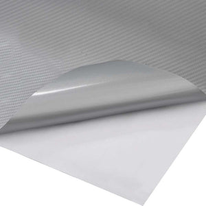 Μεμβράνες Αυτοκινήτου 4D 2 τεμ. Ασημί 100x150 εκ. & 50x150 εκ. - PAKOBAZAAR