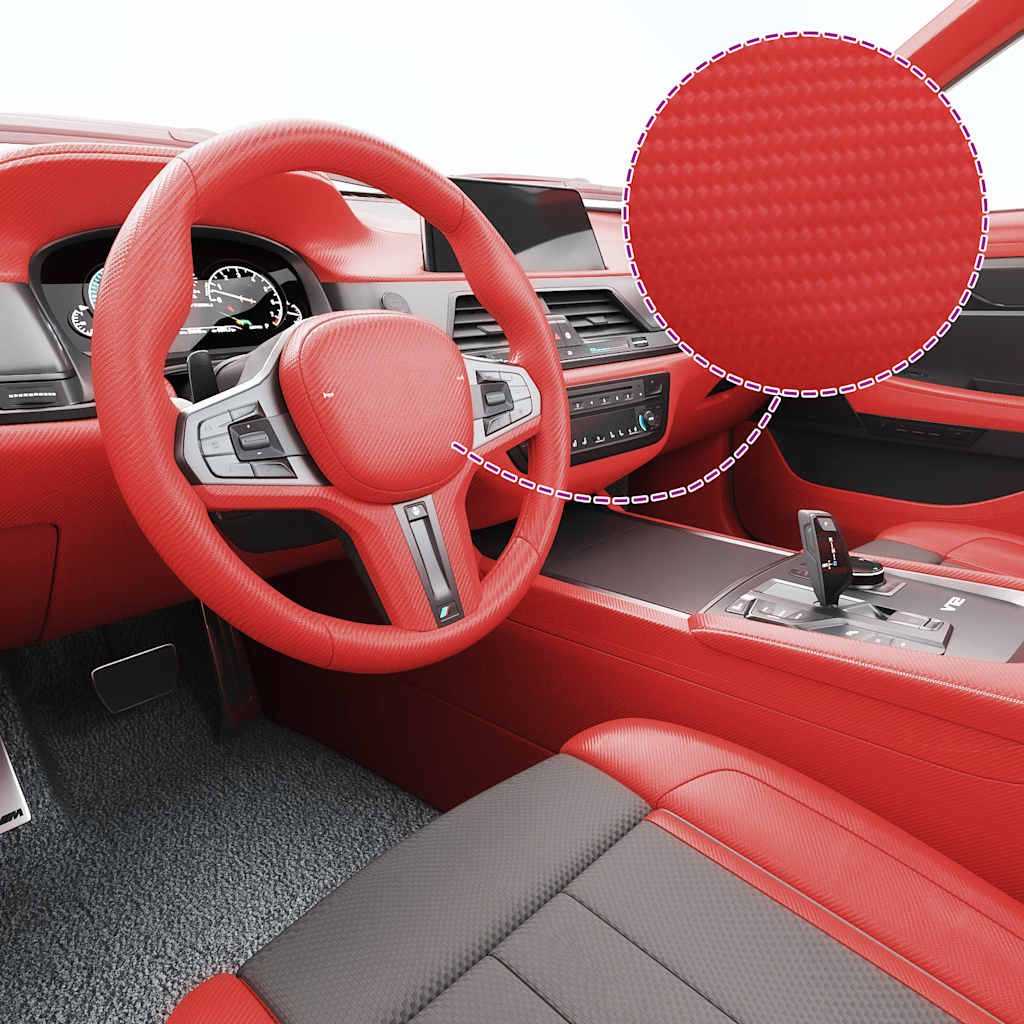 Μεμβράνες Αυτοκινήτου 4D 2 τεμ. Κόκκινες 100 x 150 εκ. - PAKOBAZAAR