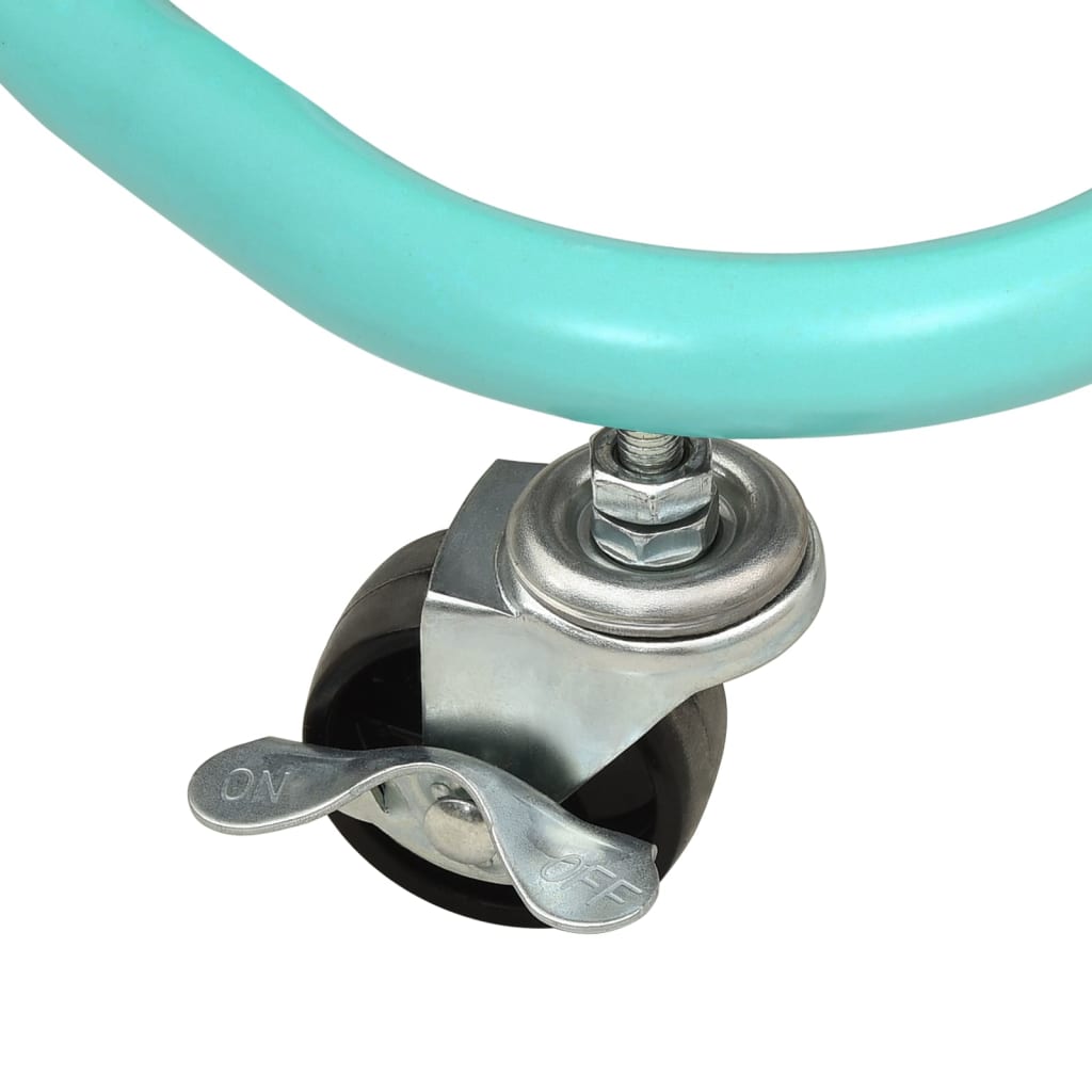 Τρόλεϊ Κουζίνας 3 Επιπέδων Τιρκουάζ 42 x 35 x 85 εκ. Σίδερο/ABS