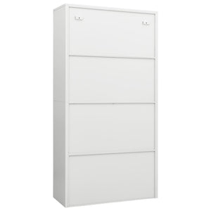 Φοριαμός Λευκός 90 x 40 x 180 εκ. Ατσάλινος