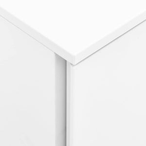 Αρχειοθήκη Φορητή Λευκή 39 x 45 x 60 εκ. Ατσάλινη