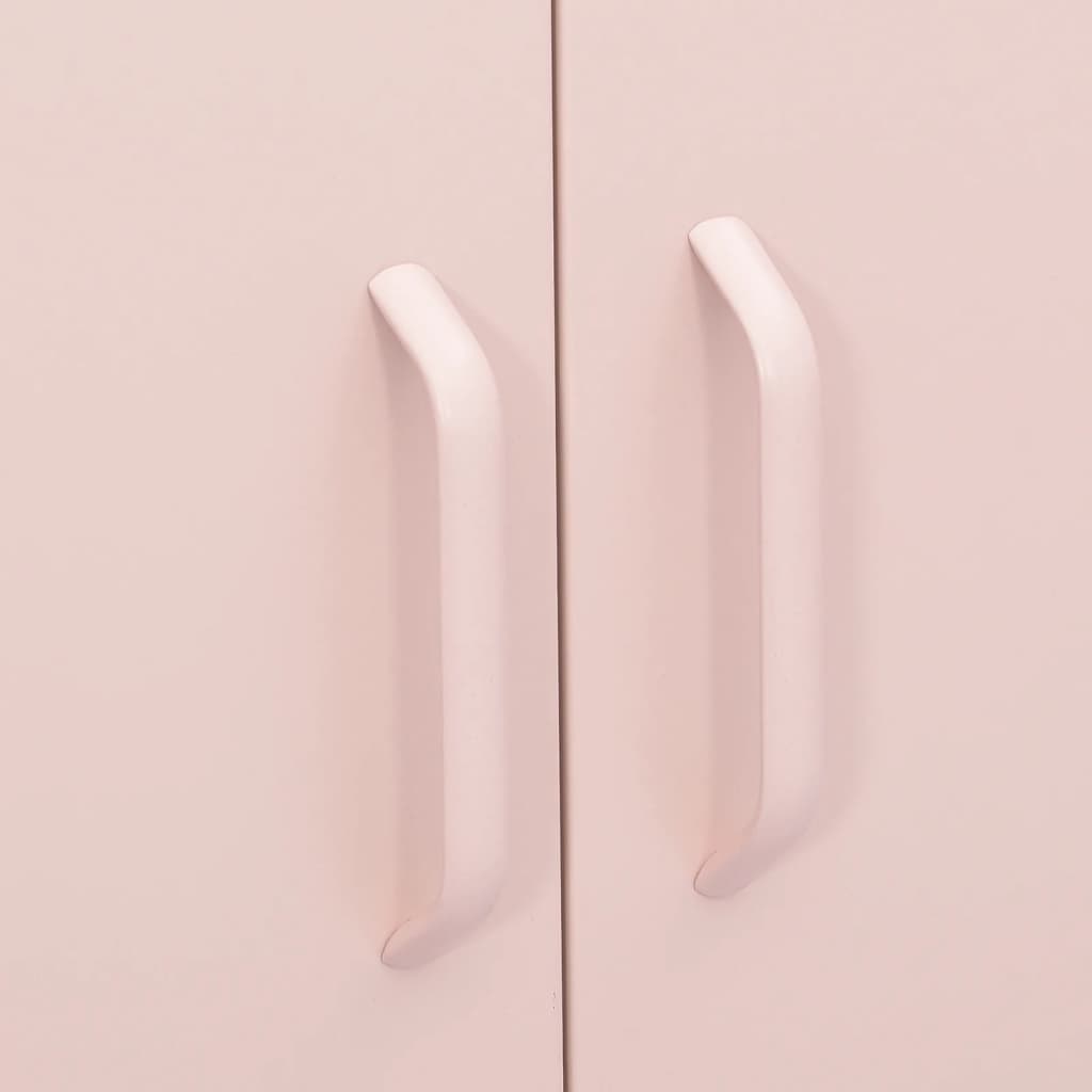 Ντουλάπι Αποθήκευσης Ροζ 80 x 35 x 101,5 εκ. από Ατσάλι