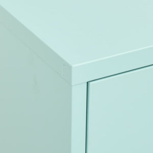 Ντουλάπι Αποθήκευσης Χρώμα Μέντα 80 x 35 x 101,5 εκ. από Ατσάλι