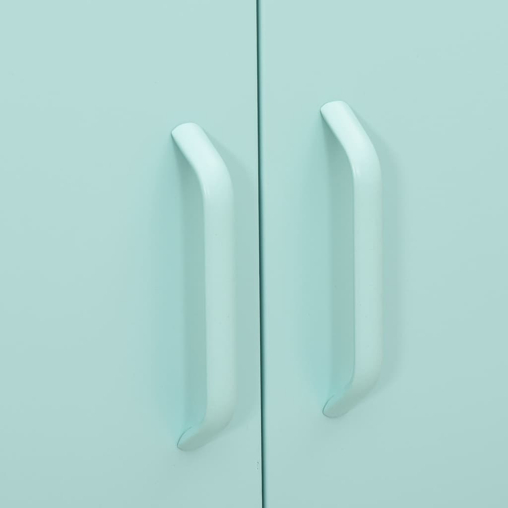 Ντουλάπι Αποθήκευσης Χρώμα Μέντα 80 x 35 x 101,5 εκ. από Ατσάλι