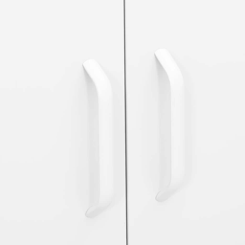 Ντουλάπι Αποθήκευσης Λευκό 80 x 35 x 101,5 εκ. Ατσάλινο