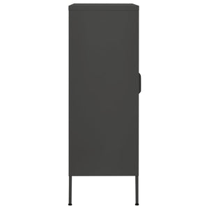 Ντουλάπι Αποθήκευσης Ανθρακί 80 x 35 x 101,5 εκ. Ατσάλινο
