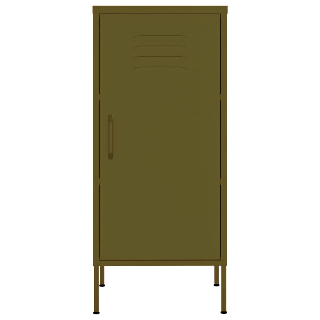 Ντουλάπι Αποθήκευσης Πράσινο Λαδί 42,5x35x101,5 εκ. από Ατσάλι