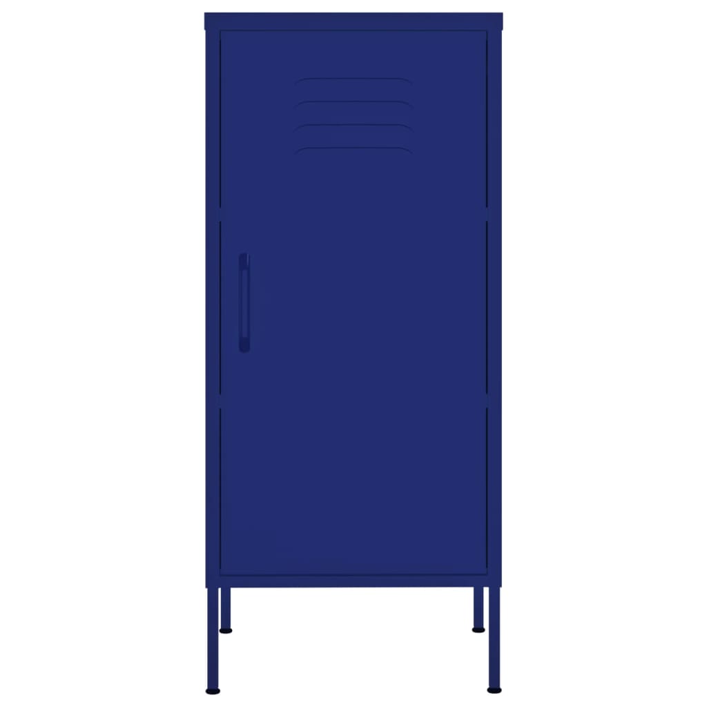 Ντουλάπι Αποθήκευσης Ναυτικό Μπλε 42,5x35x101,5 εκ. από Ατσάλι