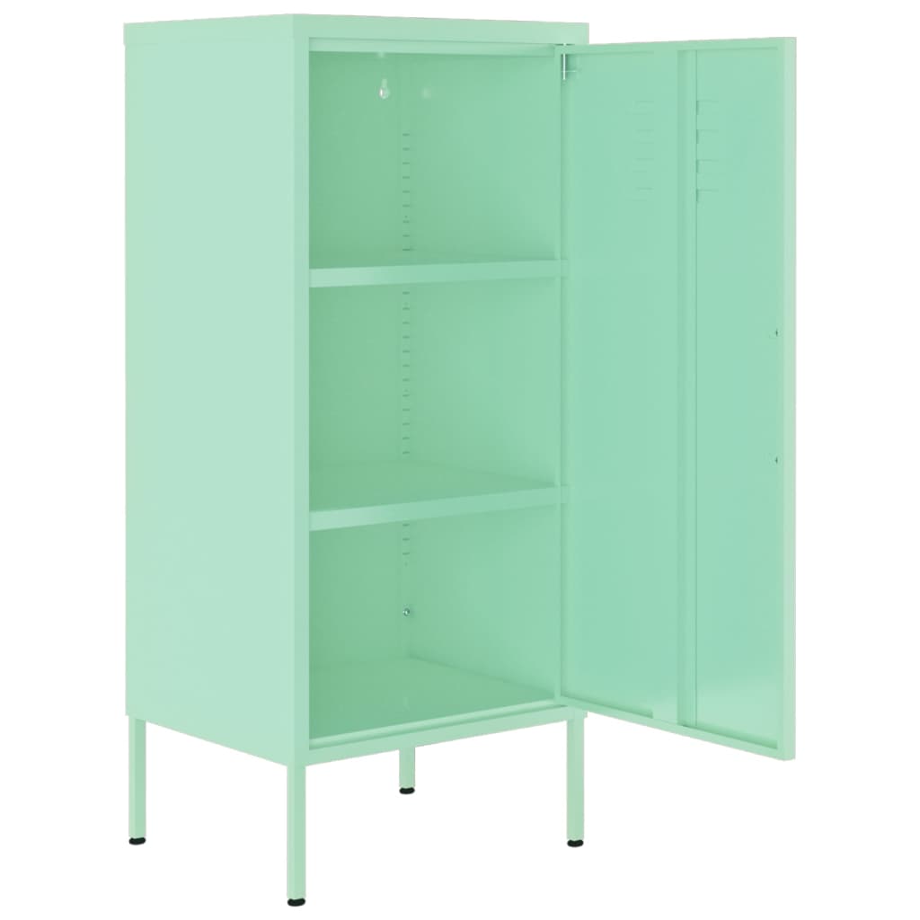 Ντουλάπι Αποθήκευσης Xρώμα Mέντας 42,5x35x101,5 εκ. από Ατσάλι