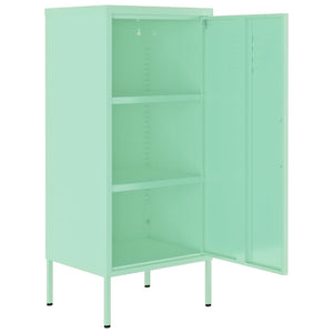 Ντουλάπι Αποθήκευσης Xρώμα Mέντας 42,5x35x101,5 εκ. από Ατσάλι