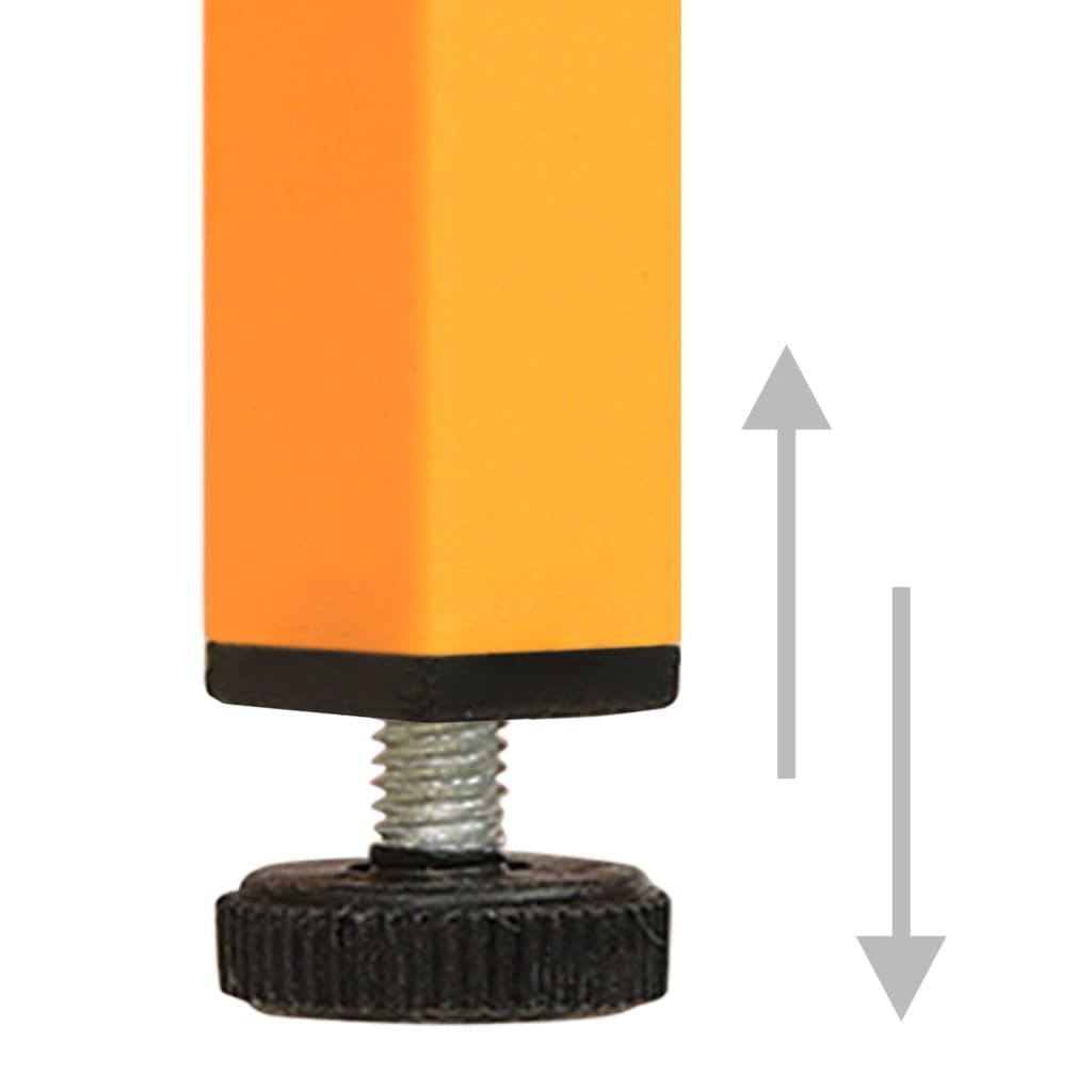 Κομοδίνο Μουσταρδί 35 x 35 x 51 εκ. από Ατσάλι