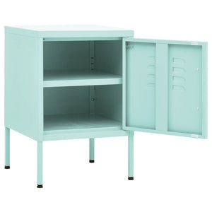 Κομοδίνο Χρώμα Μέντας 35 x 35 x 51 εκ. από Ατσάλι - Pakobazaar