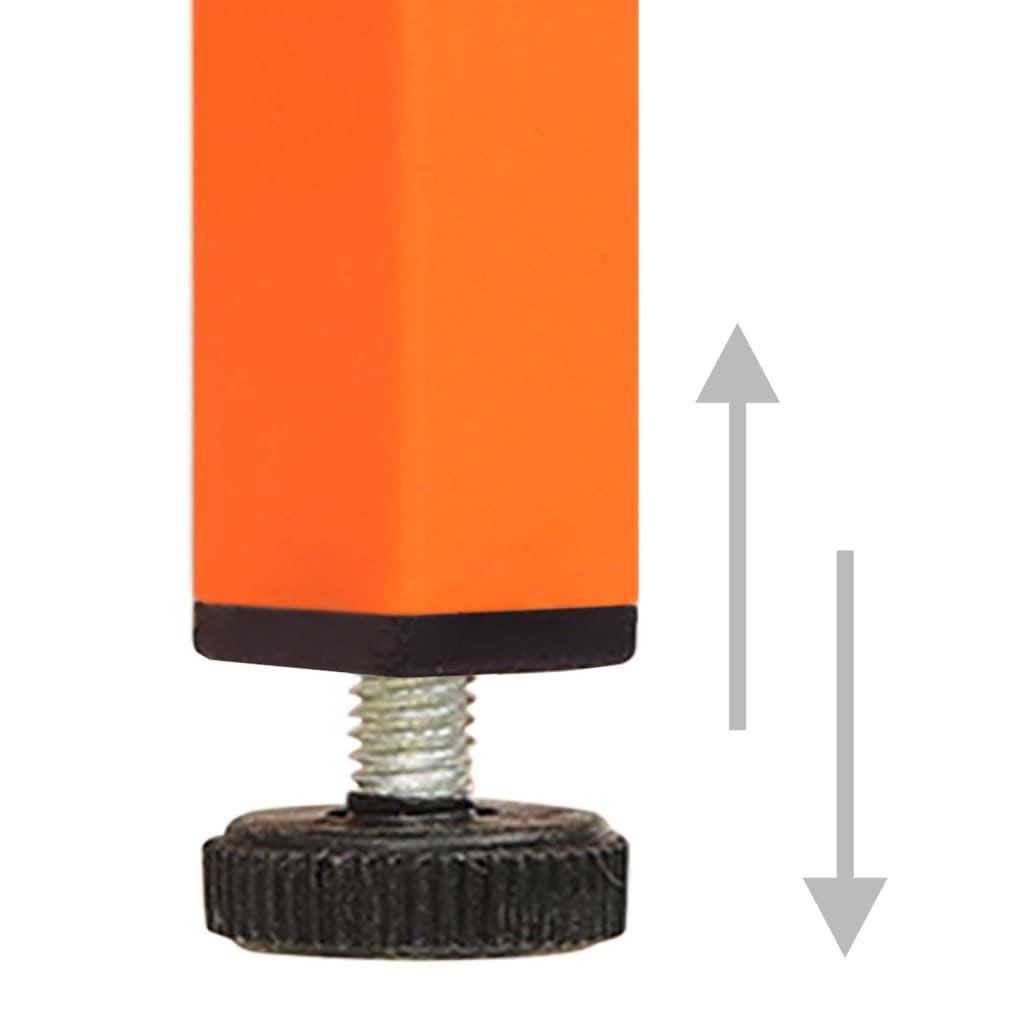 Έπιπλο Τηλεόρασης Πορτοκαλί 105x35x50 εκ. από Ατσάλι - Pakobazaar