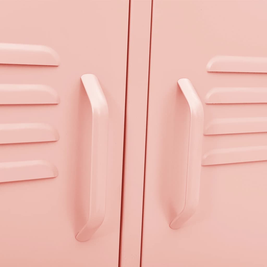 Έπιπλο Τηλεόρασης Ροζ 105x35x50 εκ. από Ατσάλι - Pakobazaar