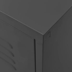 Έπιπλο Τηλεόρασης Ανθρακί 105x35x50 εκ. από Ατσάλι