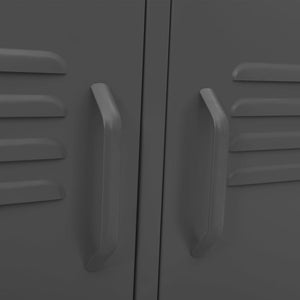 Έπιπλο Τηλεόρασης Ανθρακί 105x35x50 εκ. από Ατσάλι