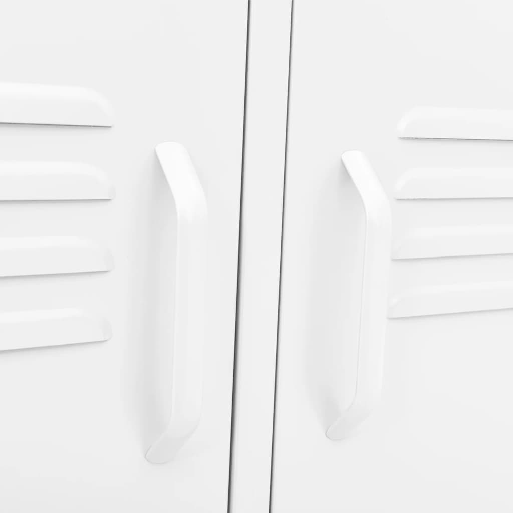 Έπιπλο Τηλεόρασης Λευκό 105x35x50 εκ. από Ατσάλι - Pakobazaar