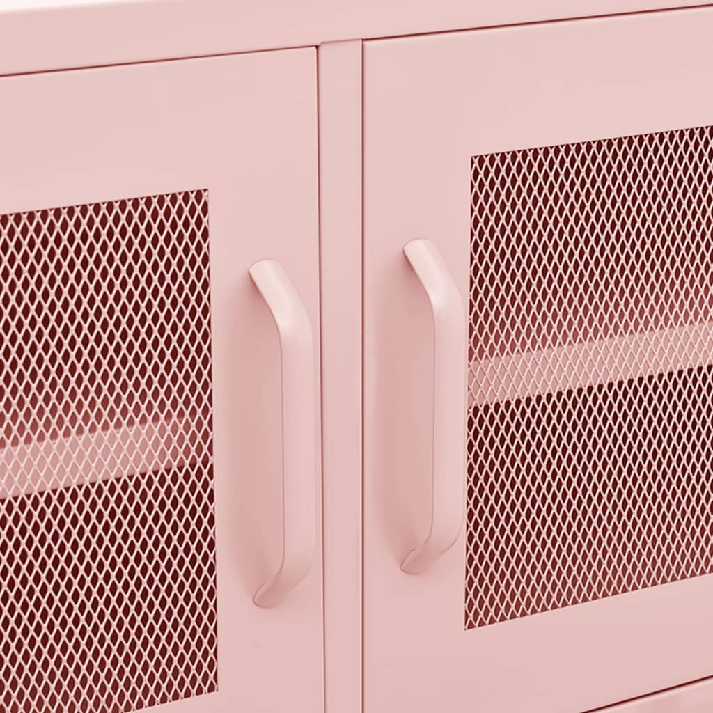Έπιπλο Τηλεόρασης Ροζ 105x35x50 εκ. από Ατσάλι - Pakobazaar